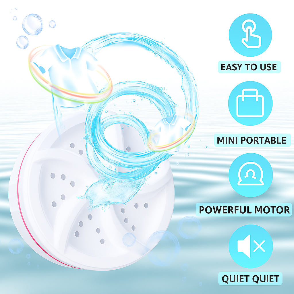 MiniWash™ - Mini 2-in-1 Washing Machine & Dishwasher