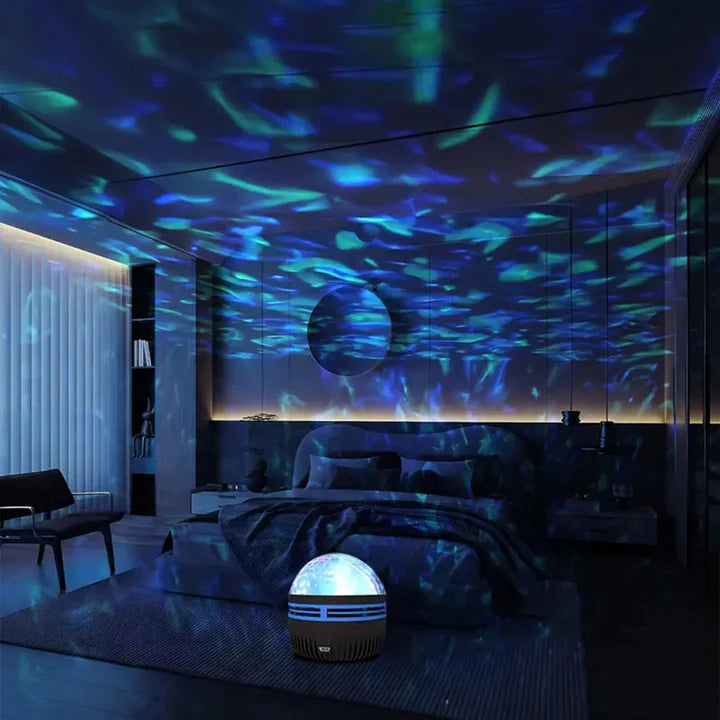 WaveLuxe™ - Water & Aurora Projector