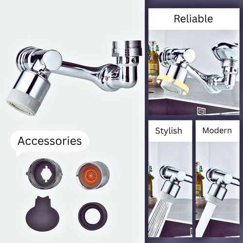 TwistTap™ - 1080-degree rotatable extension tap