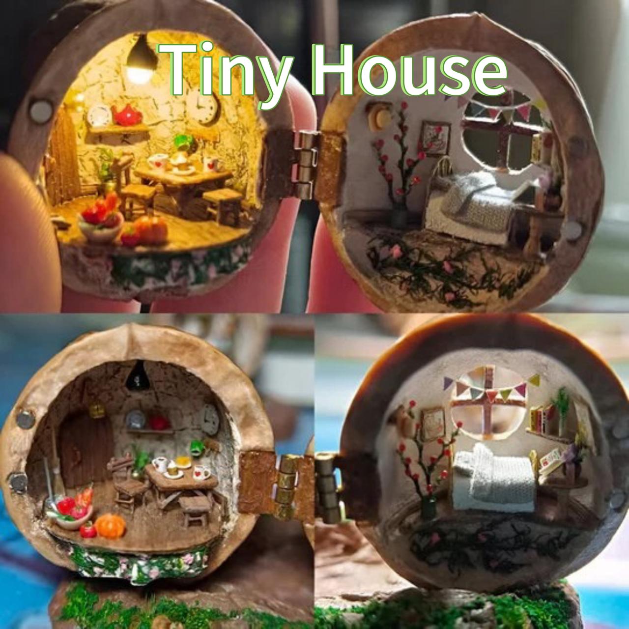 NutNook™ - Walnut Shell Miniature Decoration