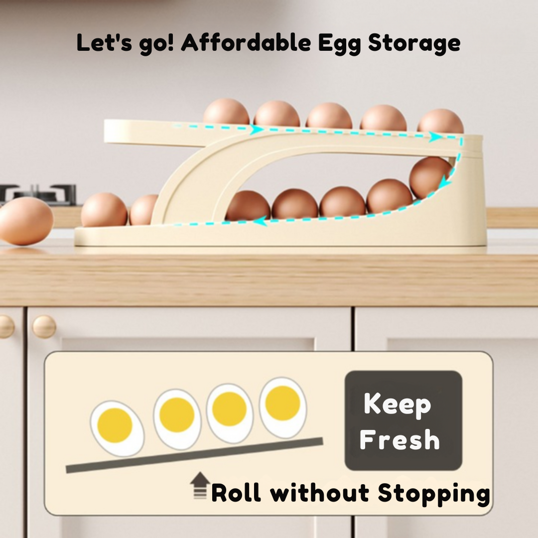 EggEase™ - Automatic Rolling Egg Rack