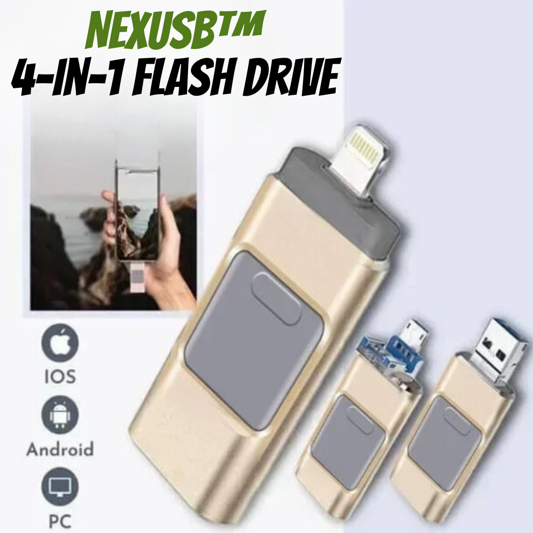 NexUSB™ - 4-in-1 Flash Drive