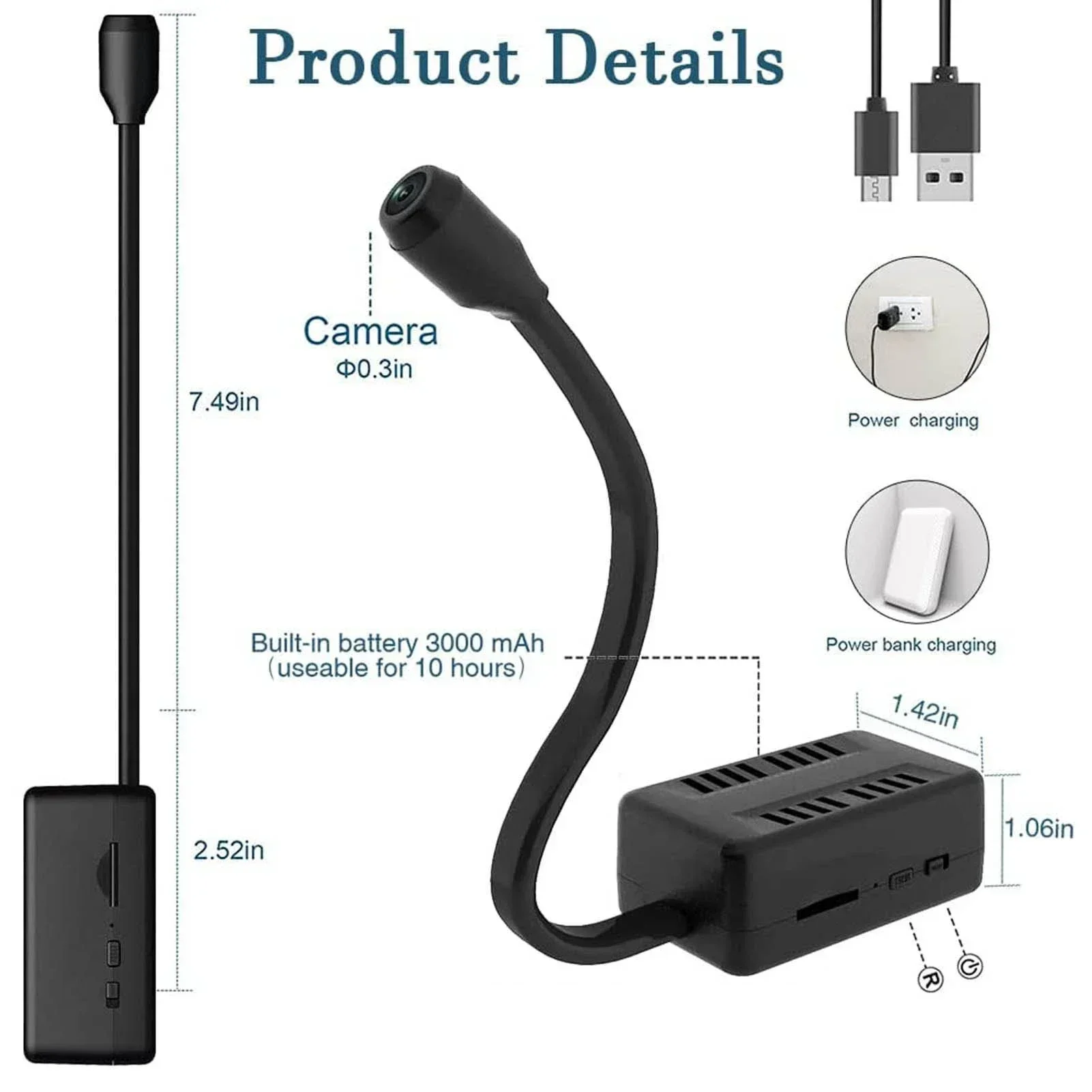 SpyEye™ -  Mini Spy Camera