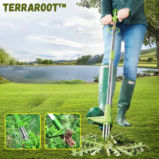 TerraRoot™ - Long Handled Weed Remover