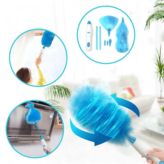 DustWhirl™ - Electric Rotating Cleaning Brush