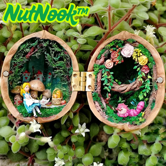NutNook™ - Walnut Shell Miniature Decoration